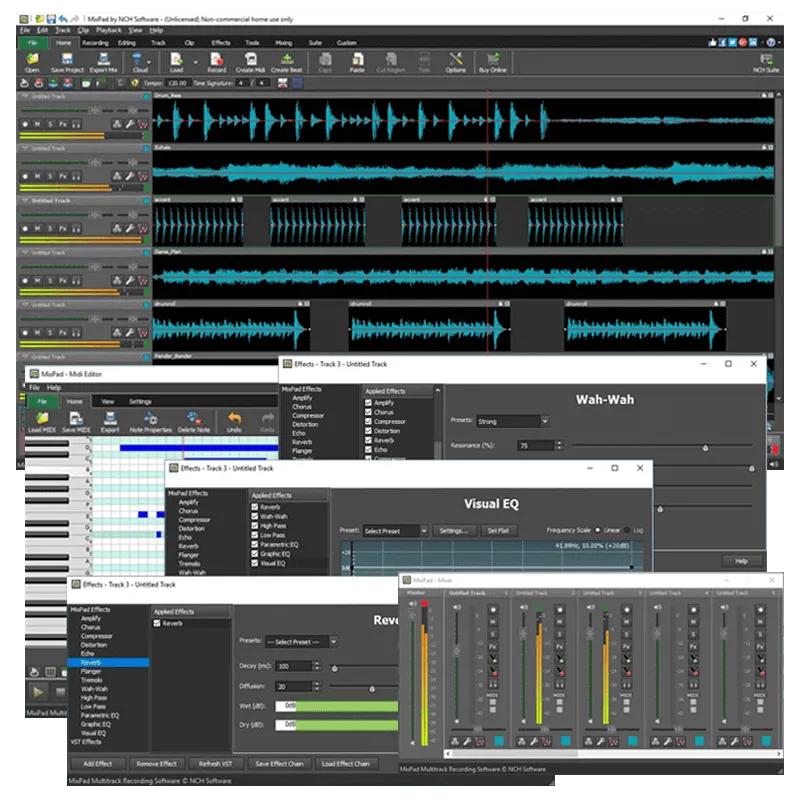 MixPad Multitrack Recording