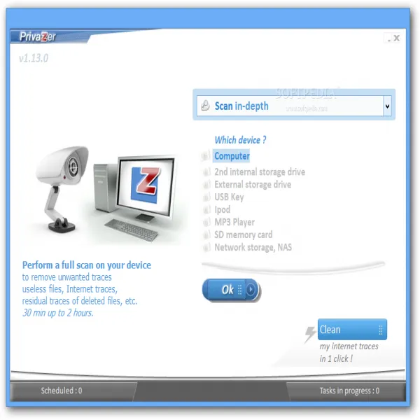 Privazer - PC Cleaner & Privacy Tool